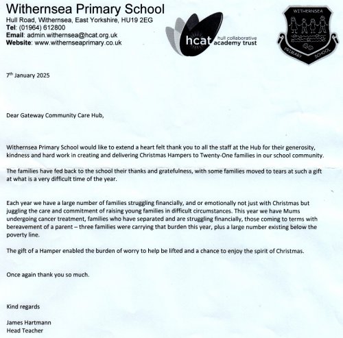 Withernsea Primary School 07-01-2025