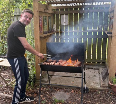 Celebrating with a BBQ