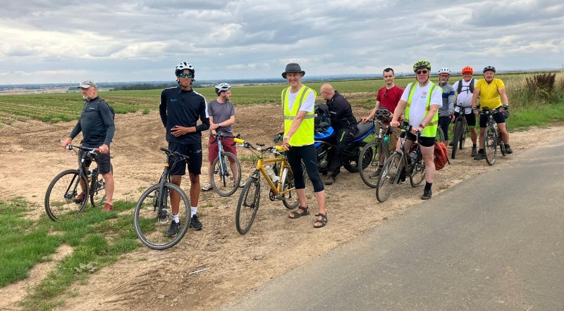 Pausing at Hutton Cranswick